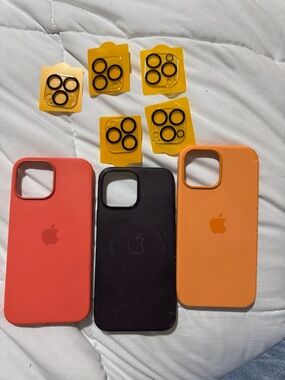 Authentic Apple iPhone 13 Pro Max cases (bundle)